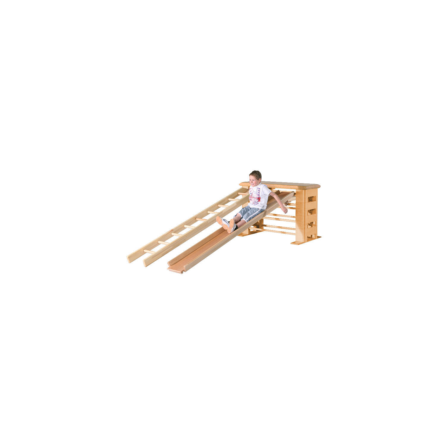 Bewegungsbaustellen-Set Kombi-Praxis Kinderturnen Unisex Holz-Natur 1/1