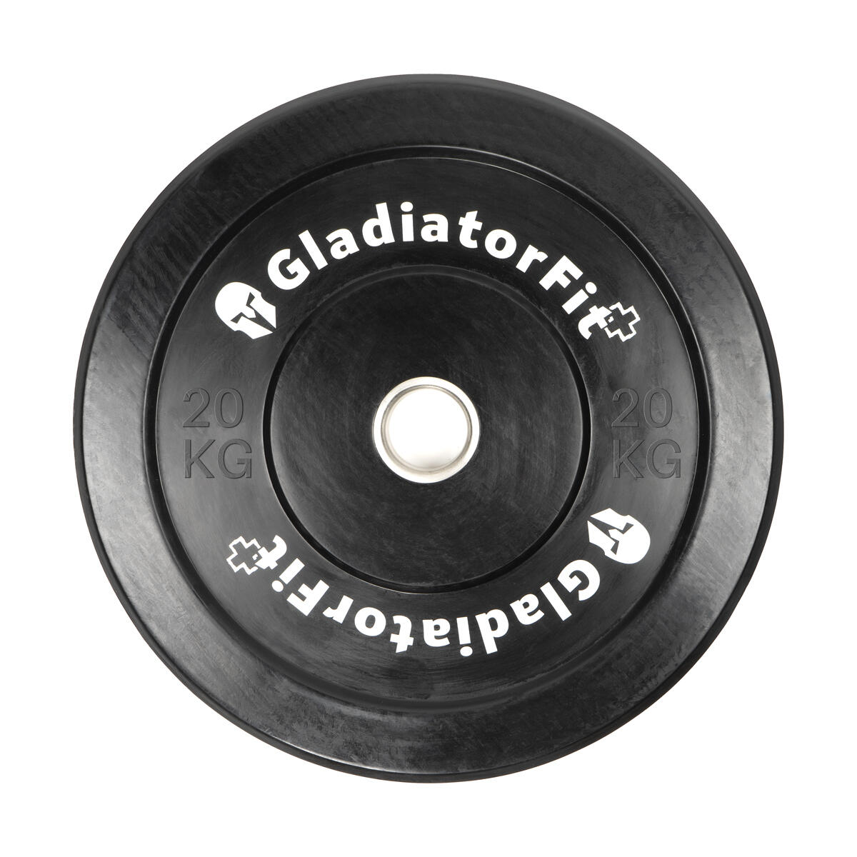 GLADIATORFIT Olympic black rubber "Bumper Plate" Ø 51mm GladiatorFit