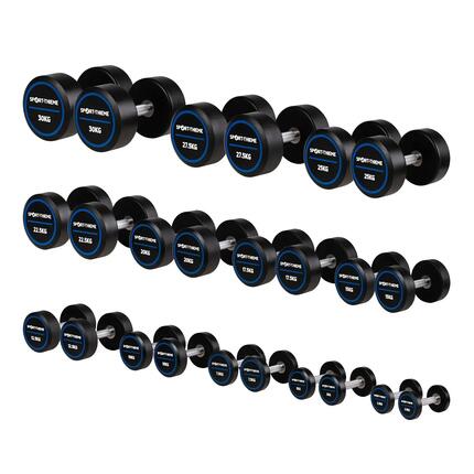 Lot d’haltères compacts PU Pro 2,5-30 kg Unisexe