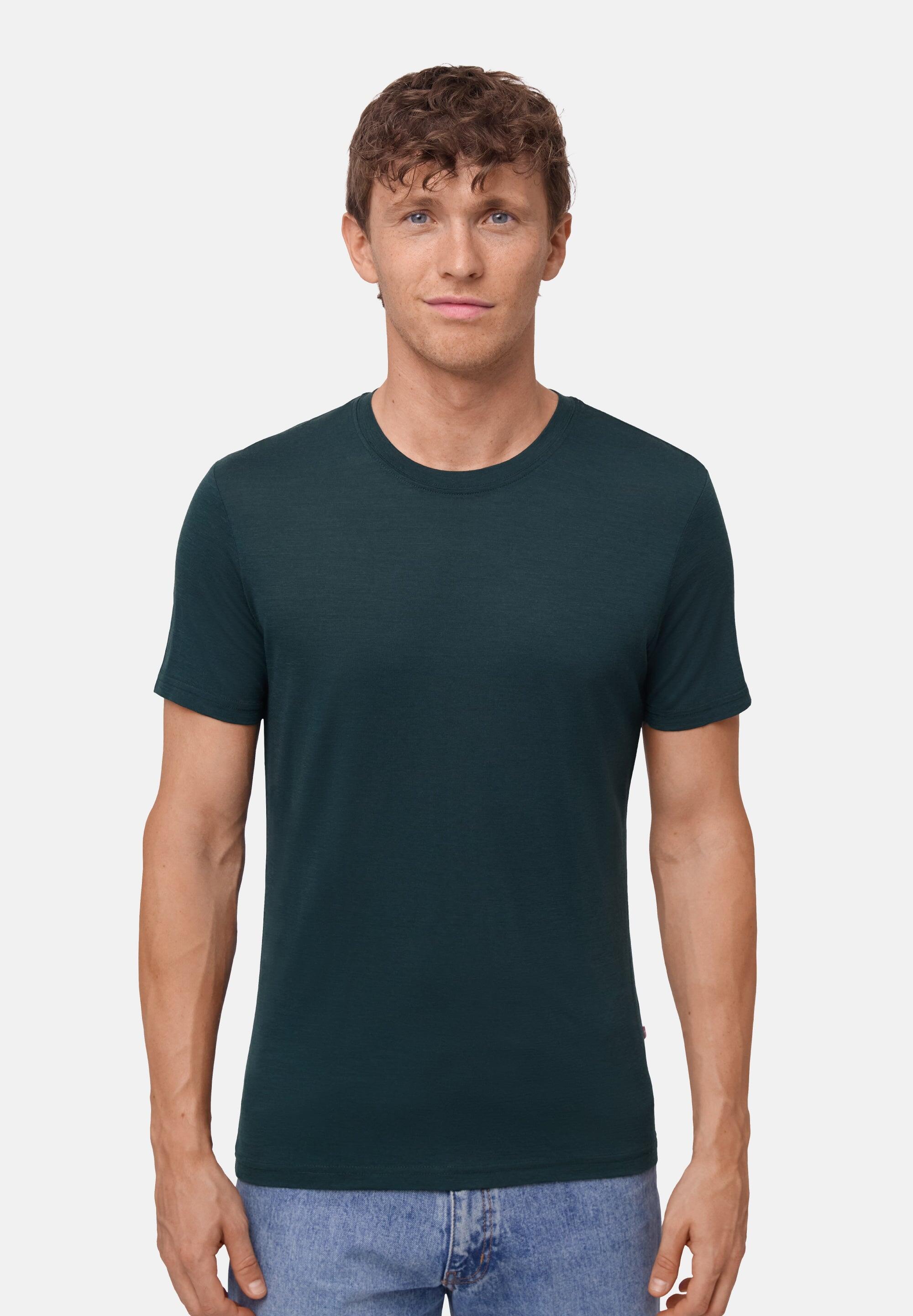 Camiseta de lana merina 100% para hombre ligera y antiolor 1 unidad 3/6