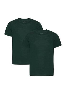Heren 100 procent merinowollen t-shirt lichtgewicht geurwerend onderhemd 2 pack