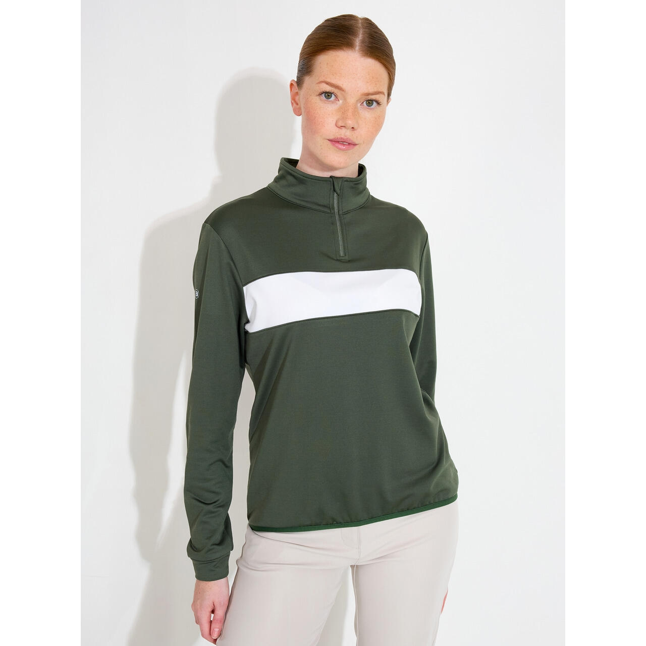 Veste de survêtement midlayer femme Abacus Club 2/2
