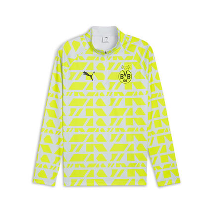 Haut d'avant-match à 1/4 zip Borussia Dortmund Homme PUMA