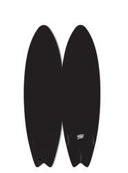Planche de surf mousse 6'6" - Blank Series Fish - Noir
