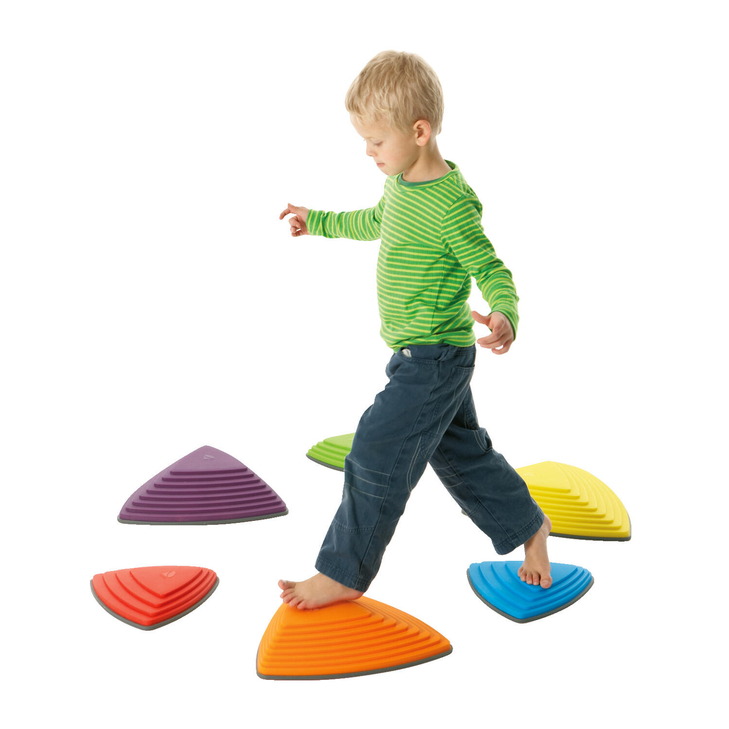 Balanciersteine-Set Bunt Gesundheitssport Unisex 2/3