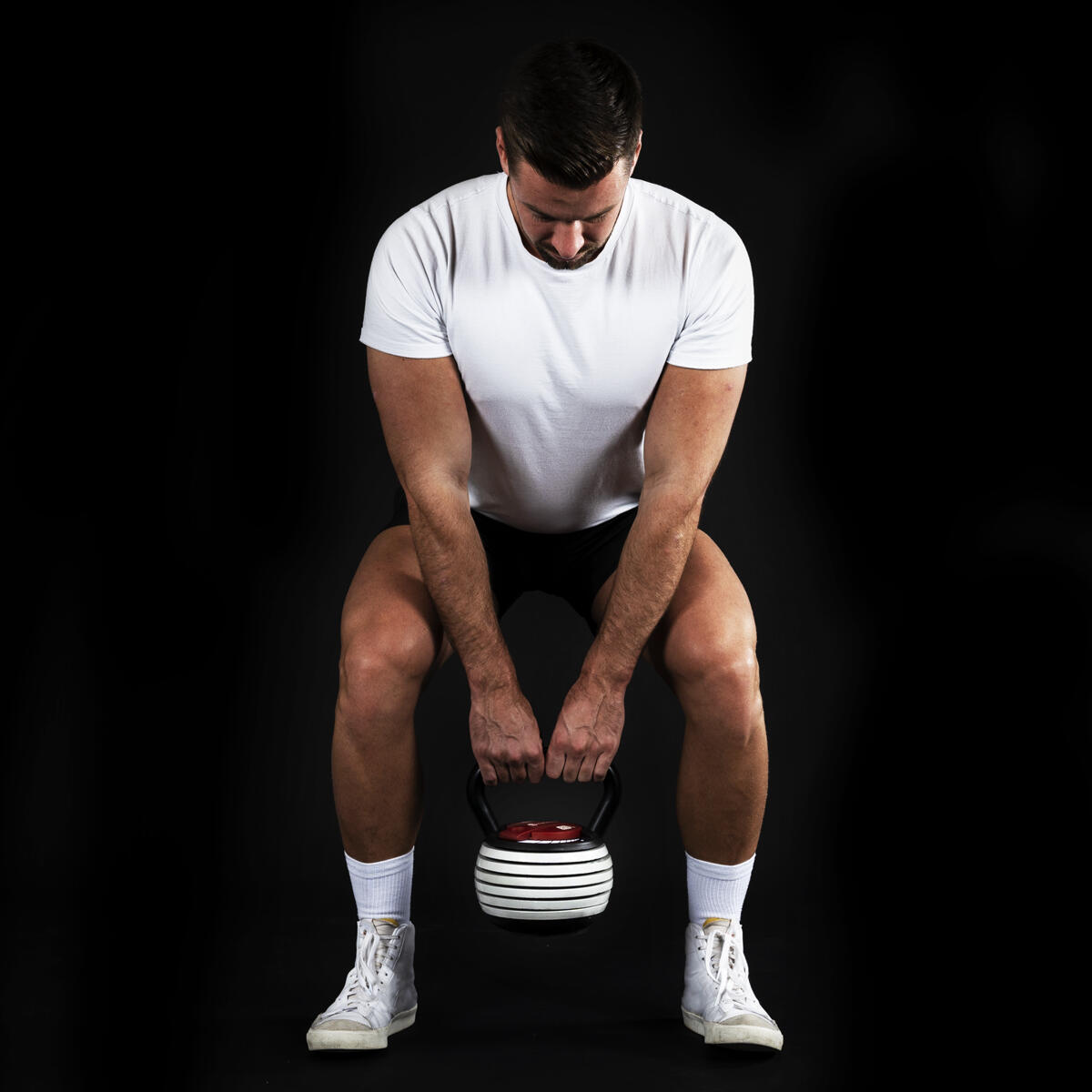 Kettlebell ajustable avec charge variable en acier GladiatorFit 5/5
