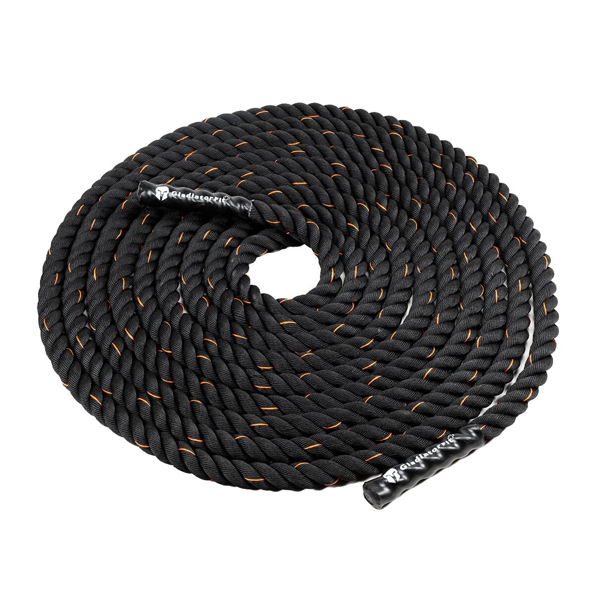 Corde de combat "Battle Rope" ondulatoire en polyester 15m GladiatorFit 5/5