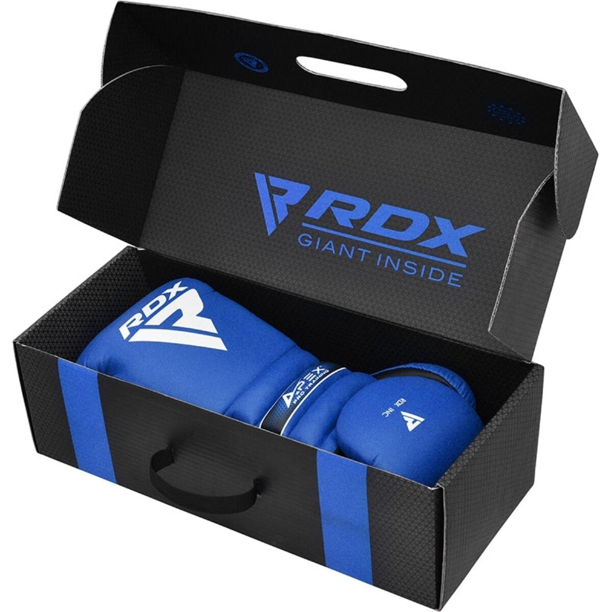 Guantoni Boxe RDX Pro Training APEX A4 Blu 16 oz 6/6