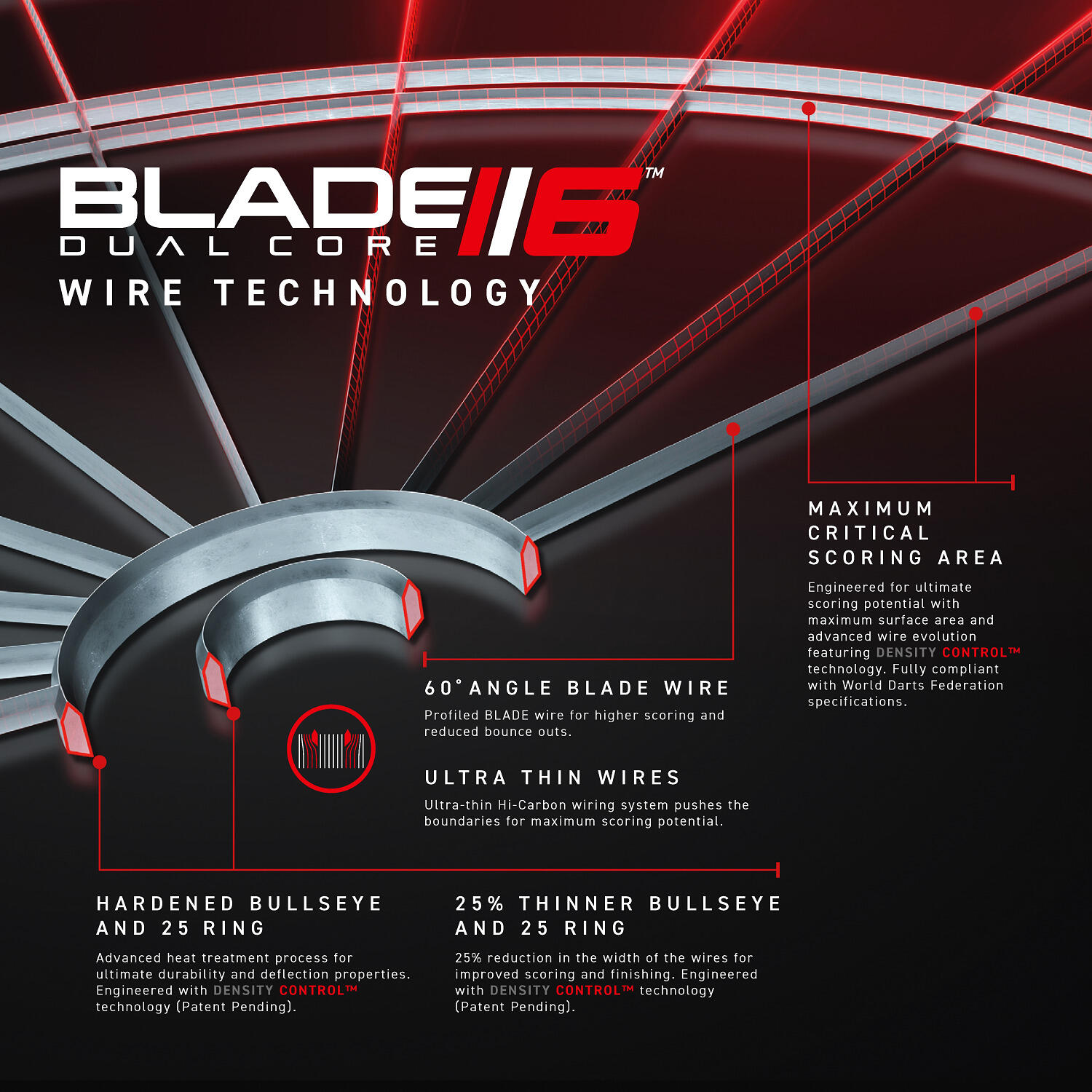 Winmau Diana Blade 6 Dual Core 3/7