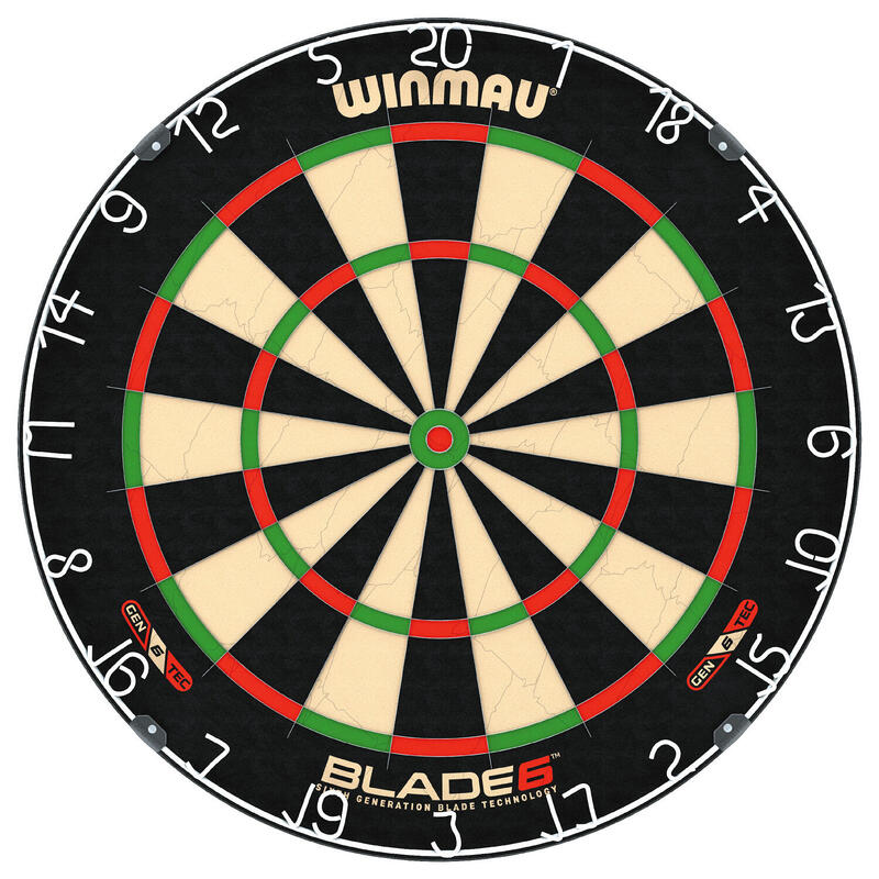 Darts tábla, Winmau BLADE 6, élezett dróttal, verseny minőségű, sisalból