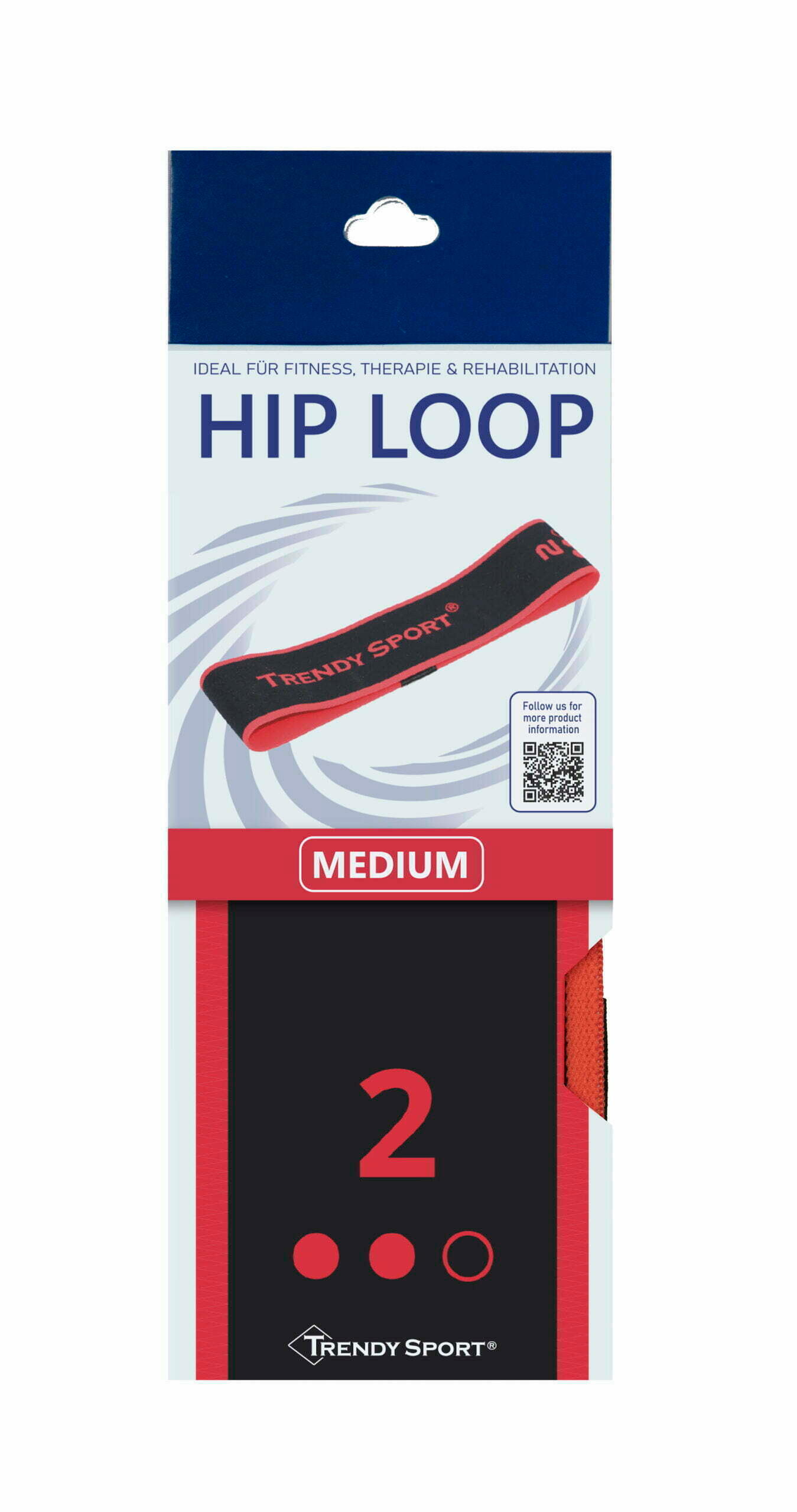 Anello da allenamento Trendy Hip Loop forte 6/7