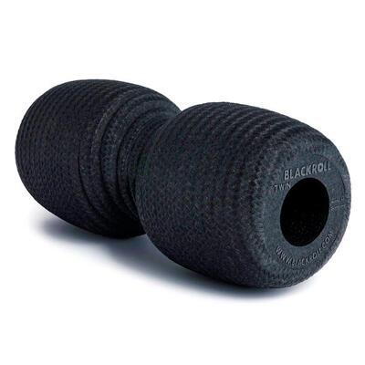 Twin foam roller - 30 cm - zwart