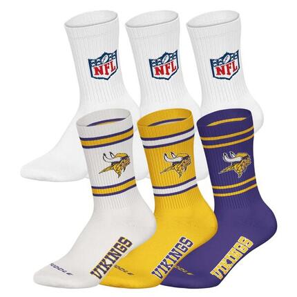Socken Unisex 6er Pack Stretch-NFL 6Pack Crew Socks