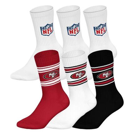 Socken Unisex 6er Pack Stretch-NFL 6Pack Crew Socks
