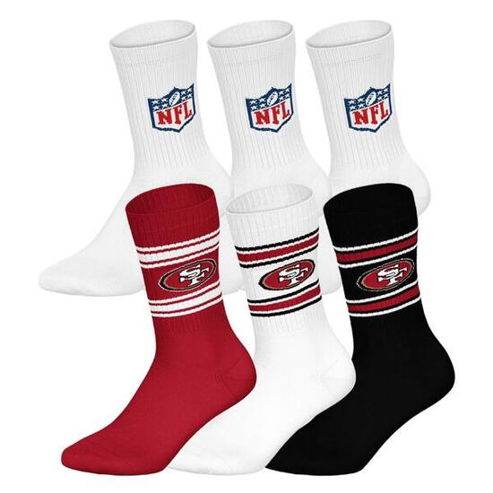Socken Unisex 6er Pack Stretch-NFL 6Pack Crew Socks