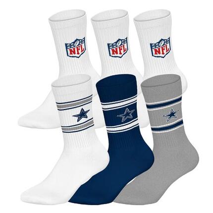 Socken Unisex 6er Pack Stretch-NFL 6Pack Crew Socks