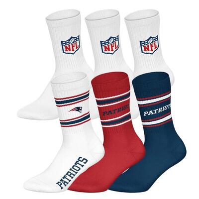 Socken Unisex 6er Pack Stretch-NFL 6Pack Crew Socks