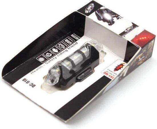 Led Fietslamp voorlicht Achterlicht oplaadbaar 6/7