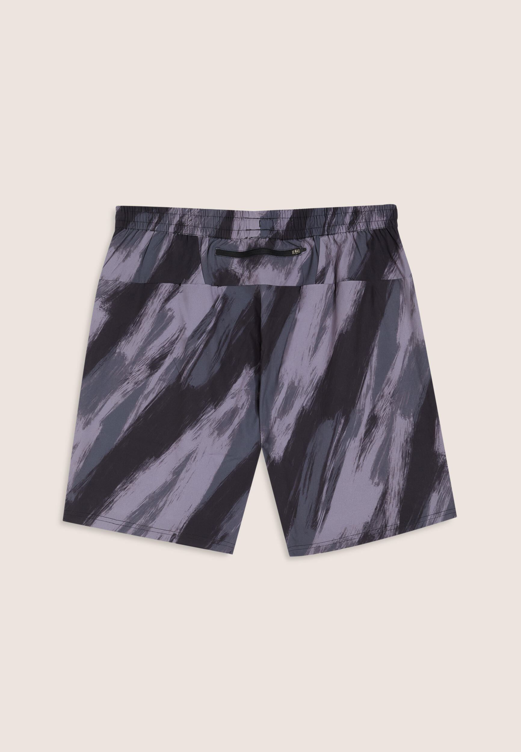 Pantalones cortos estampados con cordón y bolsillos con cremallera 2/3