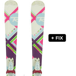 Reconditionné - ROSSIGNOL FUN GIRL + FIX - Etat excellent