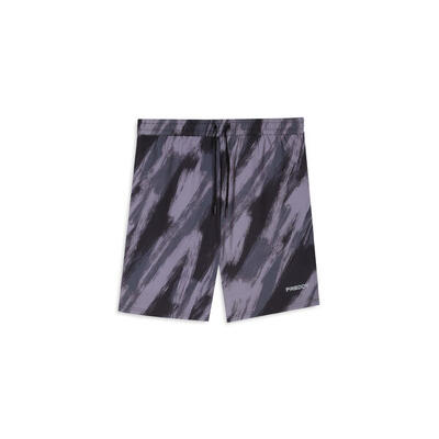 Shorts stampati con coulisse e tasche zip