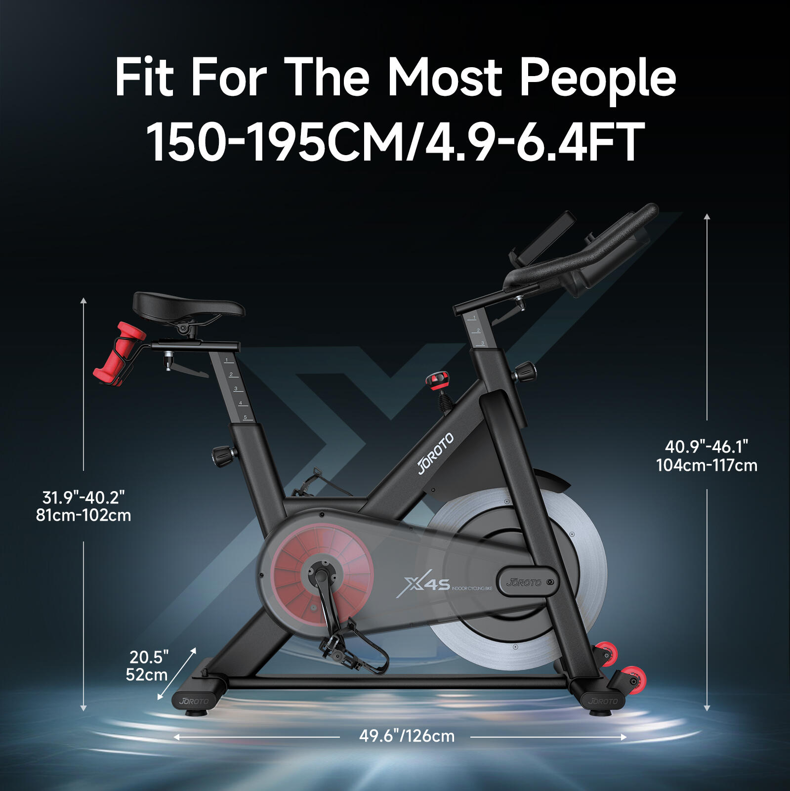 JOROTO X4S Bluetooth Hometrainer 6/7