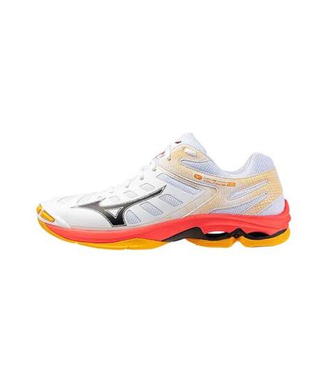 Zapatillas Mizuno Wave Voltage 2 Blanco/Rojo/Amarillo 2025