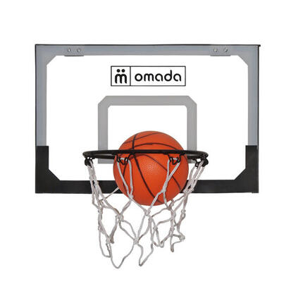 Mini panier de basket mural intérieur avec ballon Omada