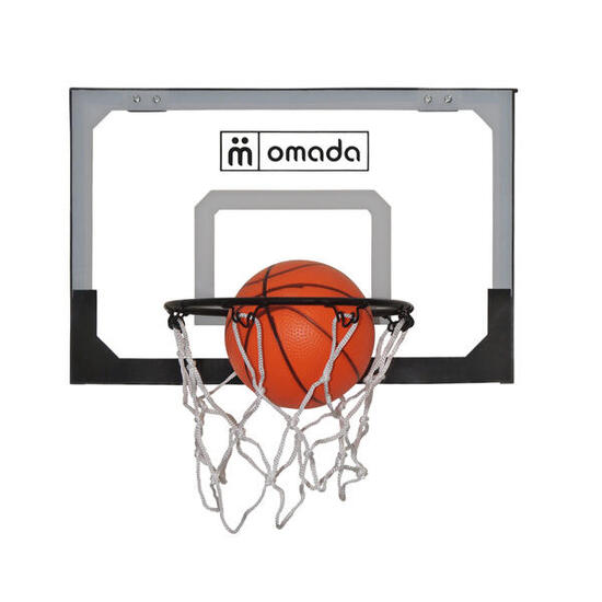 Mini panier de basket mural intérieur avec ballon Omada