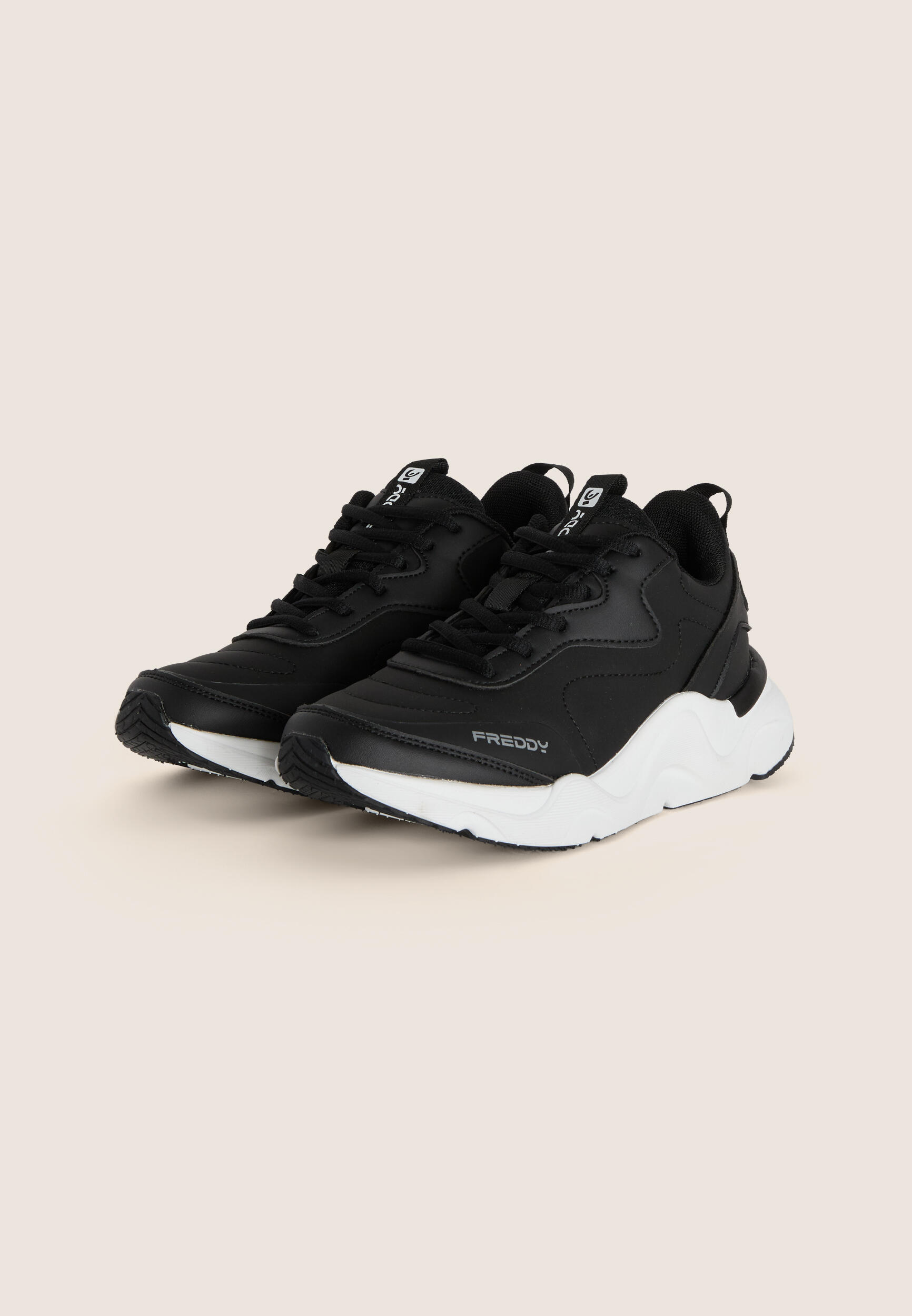 Sneakers en simili cuir nubuck pour femmes avec semelle en EVA 2/3