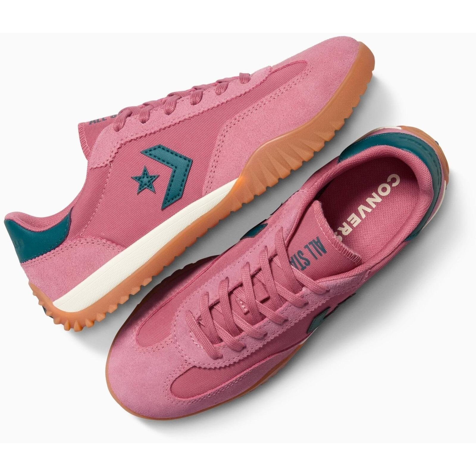Baskets Converse Run Star Trainer Suede, Rose, Unisexe 2/5