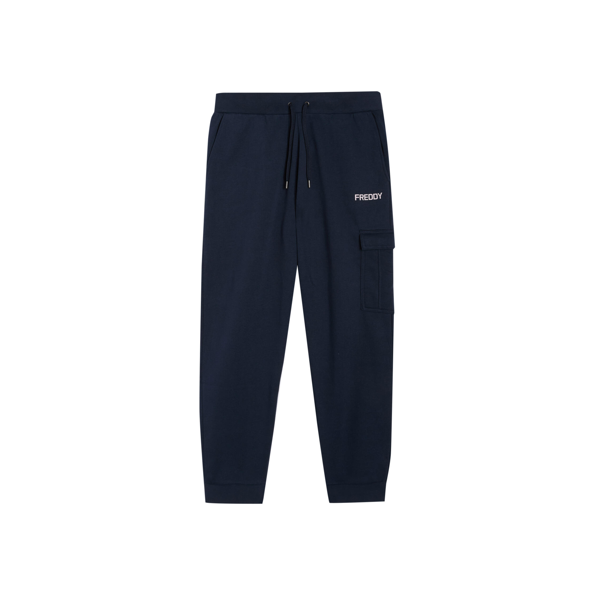 Freddy - Pantalon Cargo En Molleton Avec Poche Cousue - Pantalons - Bleu - Decathlon