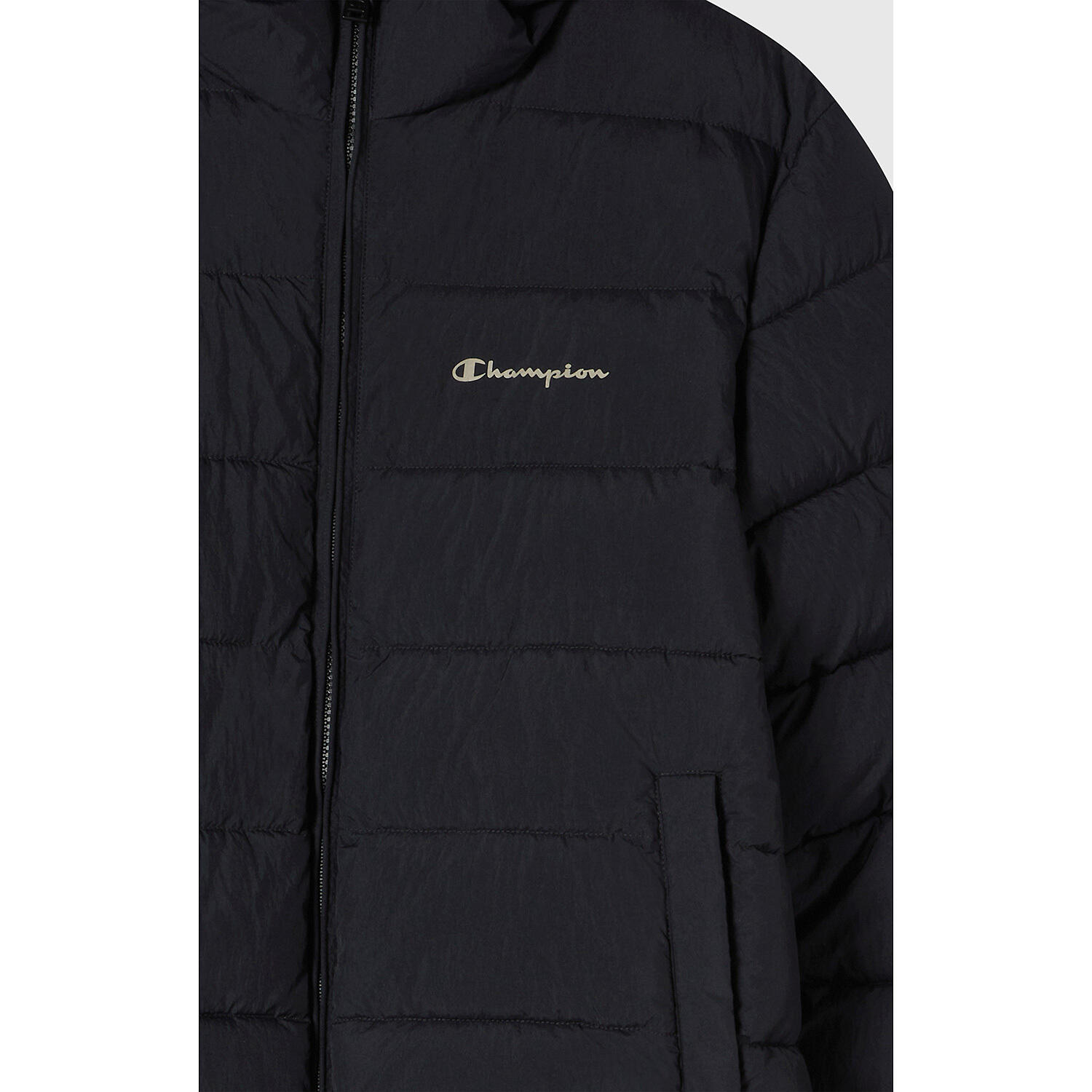 Chaqueta con capucha Champion Outdoor Negra 221548-KK001 Hombre 4/6