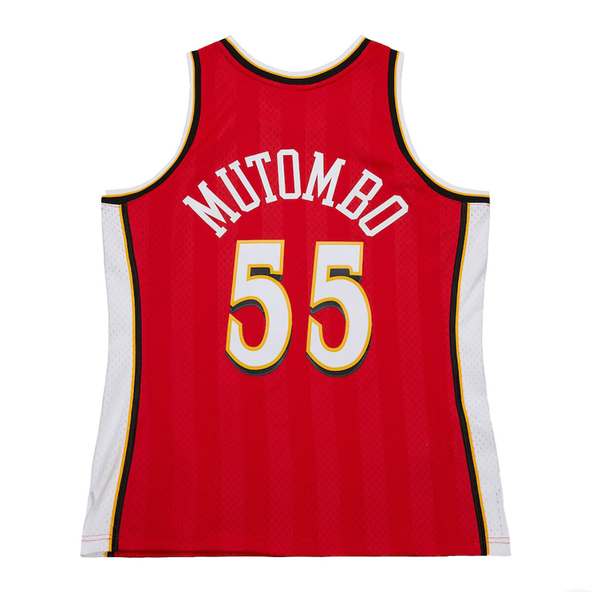 Mitchell & Ness Jersey NBA Dark Hawks 1999 Dikembe Mutombo rot 2/4
