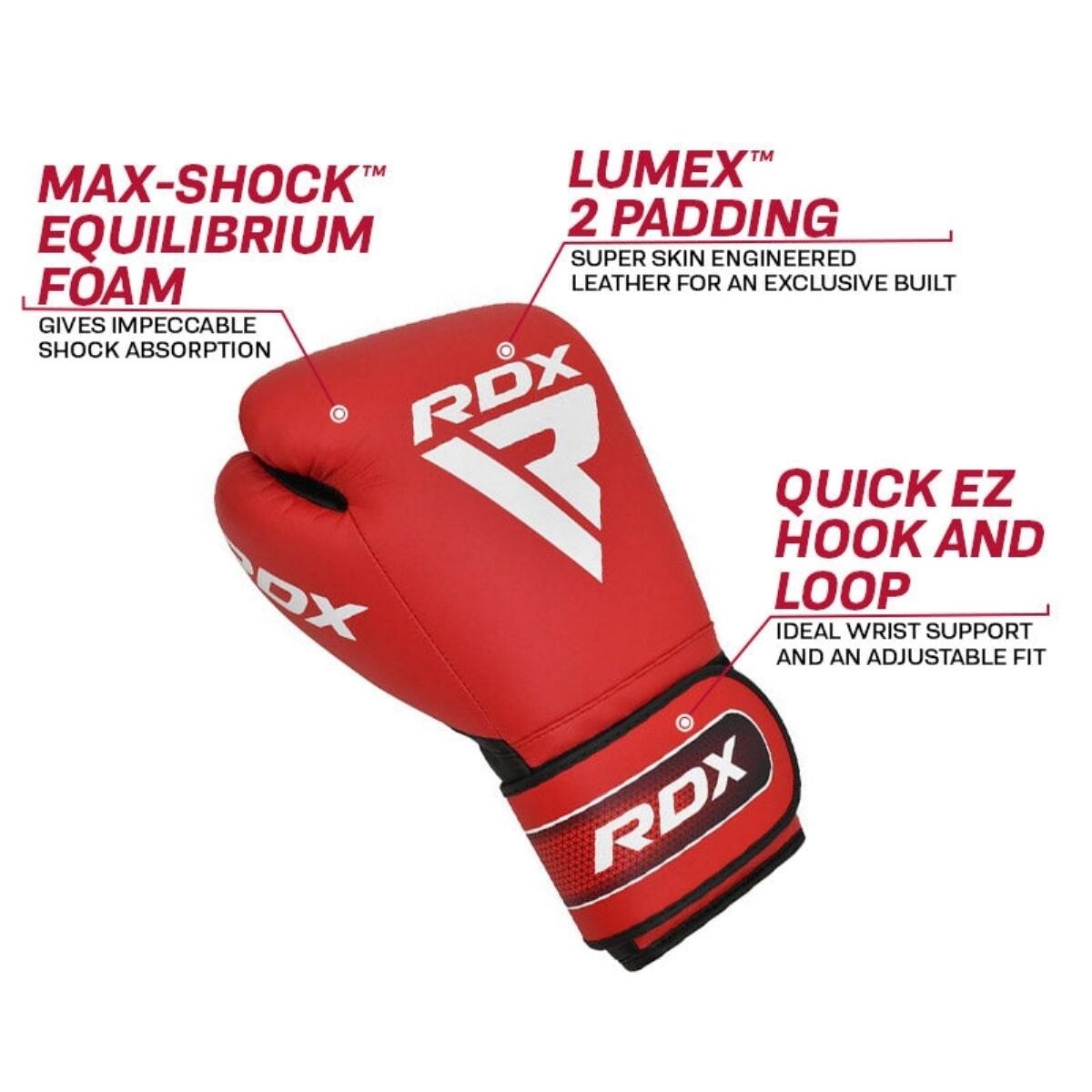 RDX Boxhandschuhe Pro Sparring APEX A5 Rot 16 oz 3/7