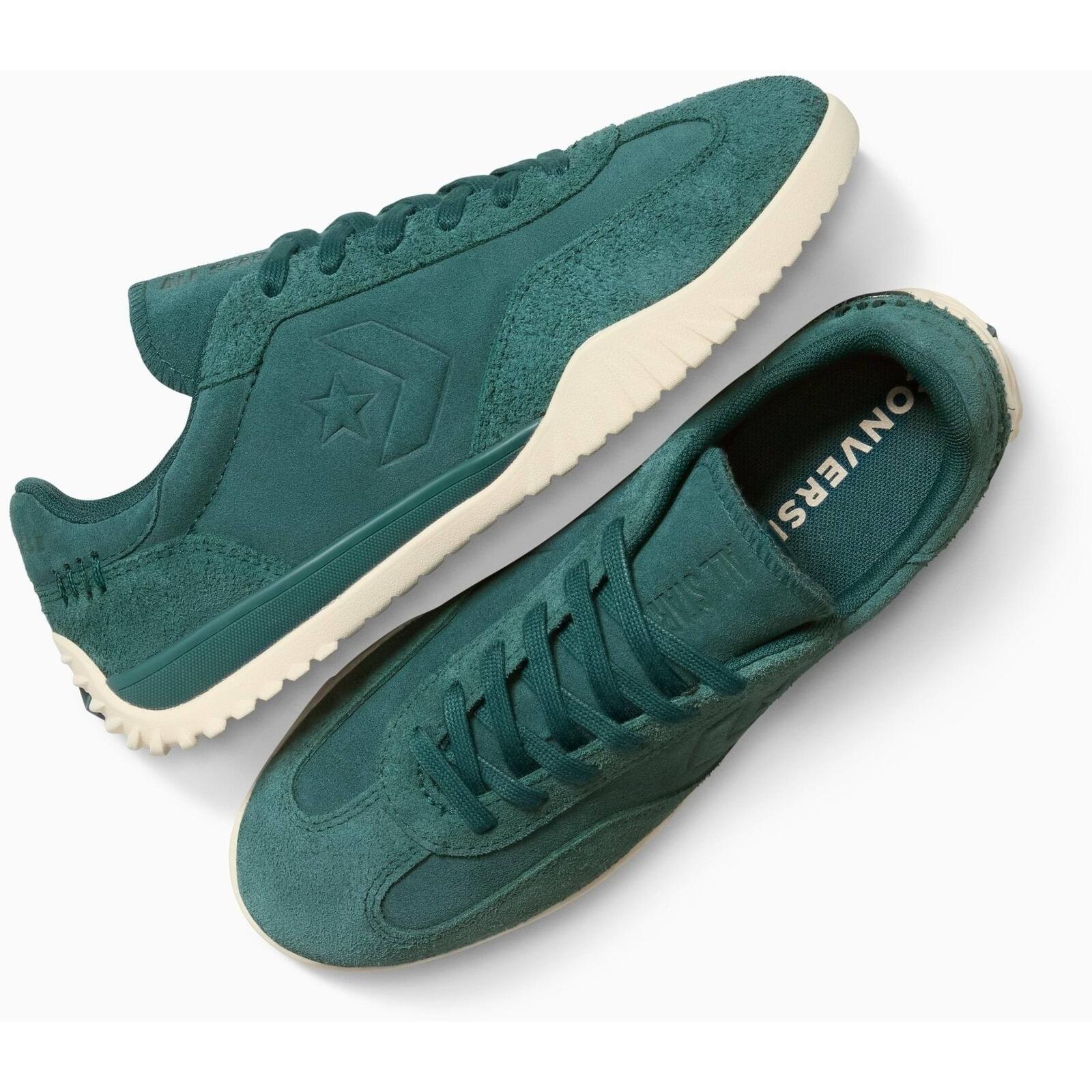 Baskets Converse Run Star Trainer Suede, Vert, Unisexe 2/5