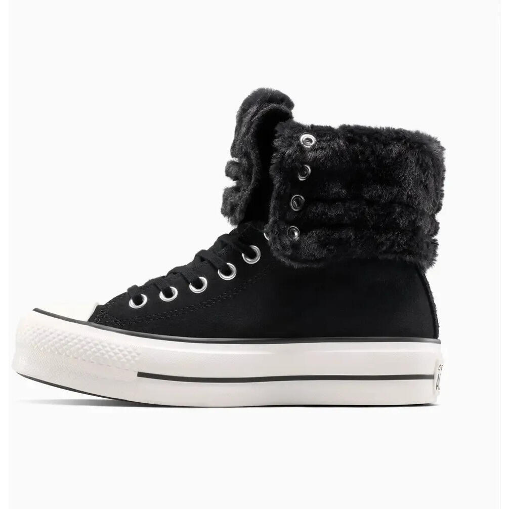 Turnschuhe Converse Chuck Taylor All Star Fold-Over Lift, Schwarz, Unisex 4/5