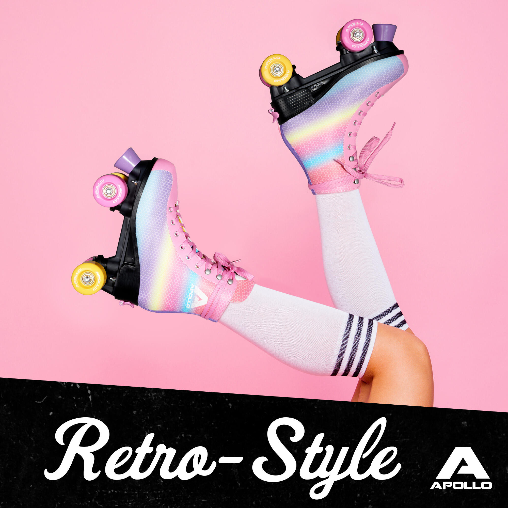 Apollo Disco Roller Classic – patins à roulettes réglables enfants & adultes 6/7