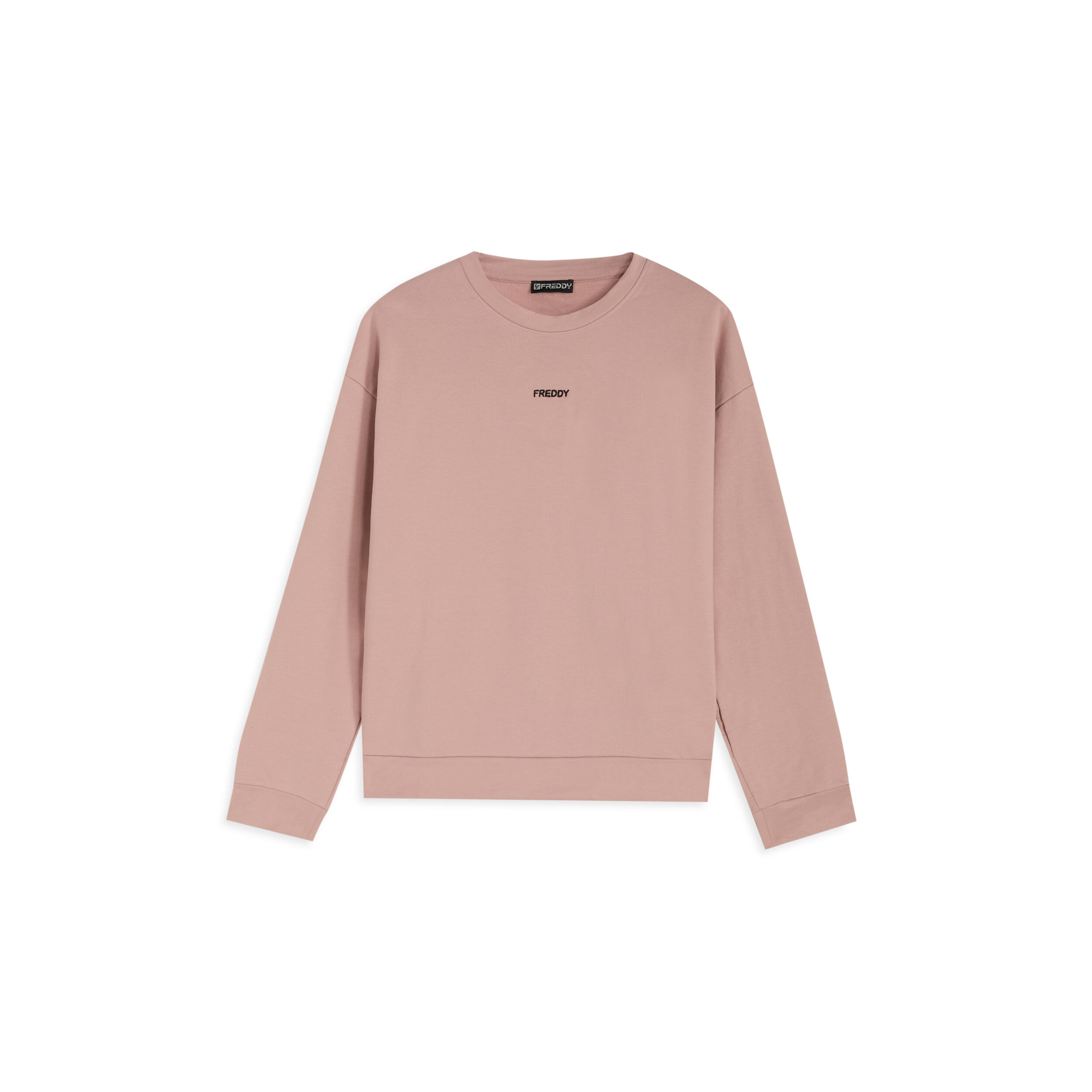 Freddy - Sweat-shirt Pour Femmes Avec Imprimé Maxi Et Épaule Tombante - Sweat-shirt - Rose - Decathlon