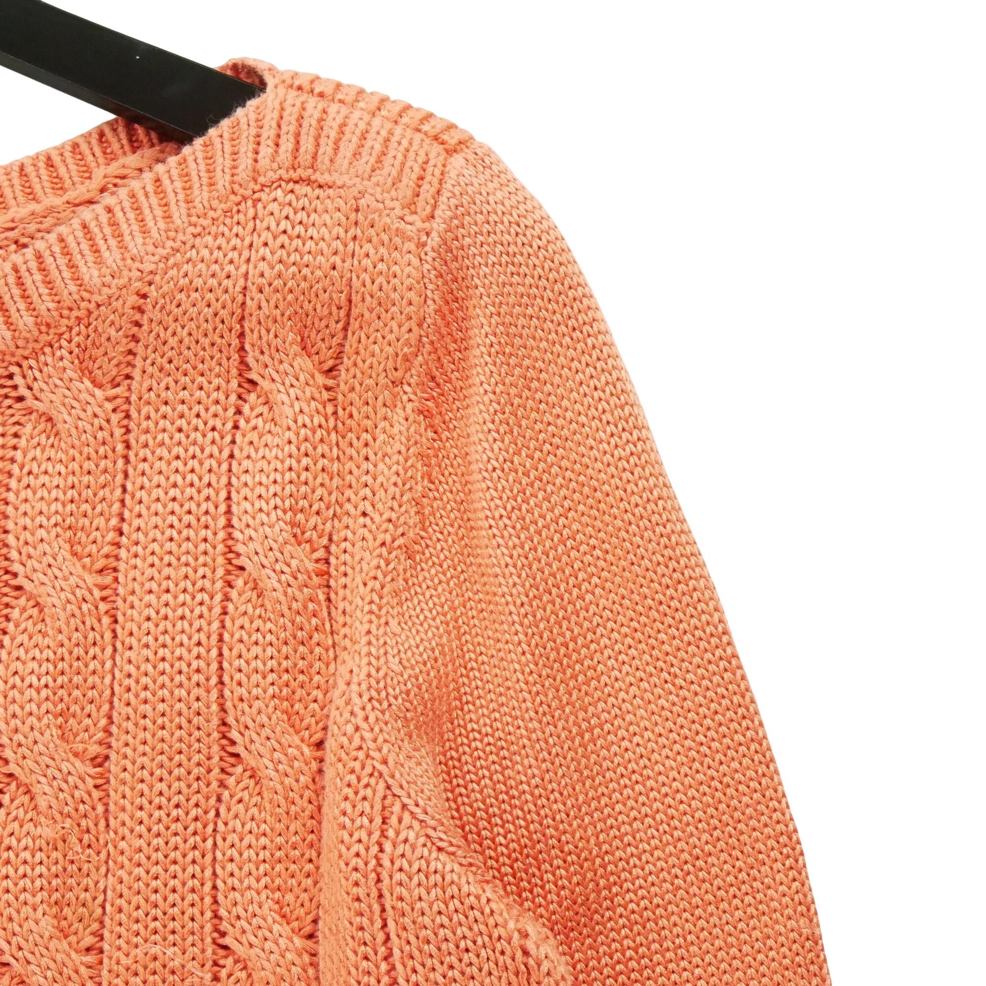 Seconda Mano - Maglione arancione da donna - Stato buono 3/7