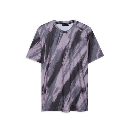 T-shirt imprimé avec effet « coup de pinceau » en tissu technique