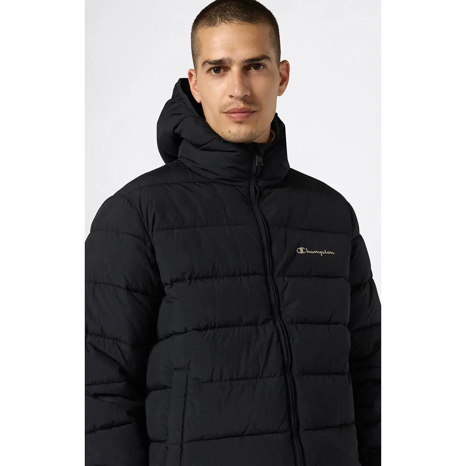 Chaqueta con capucha Champion Outdoor Negra 221548-KK001 Hombre 5/6