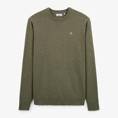 Effen trui met ronde hals