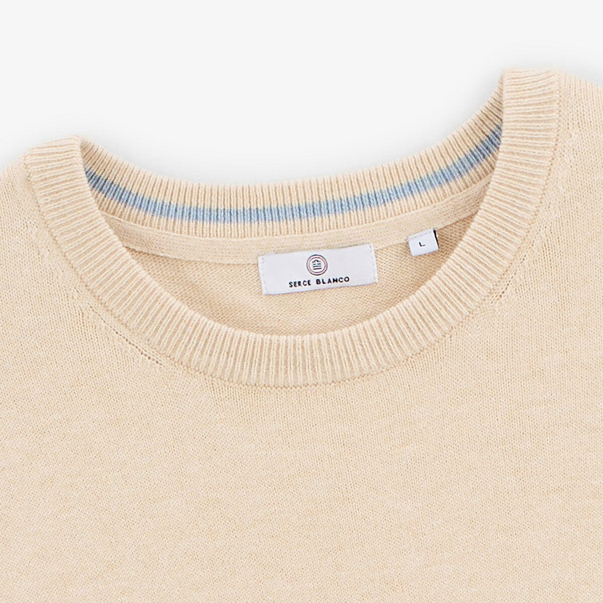Maglia tinta unita a girocollo 4/5