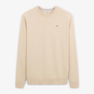 Effen trui met ronde hals