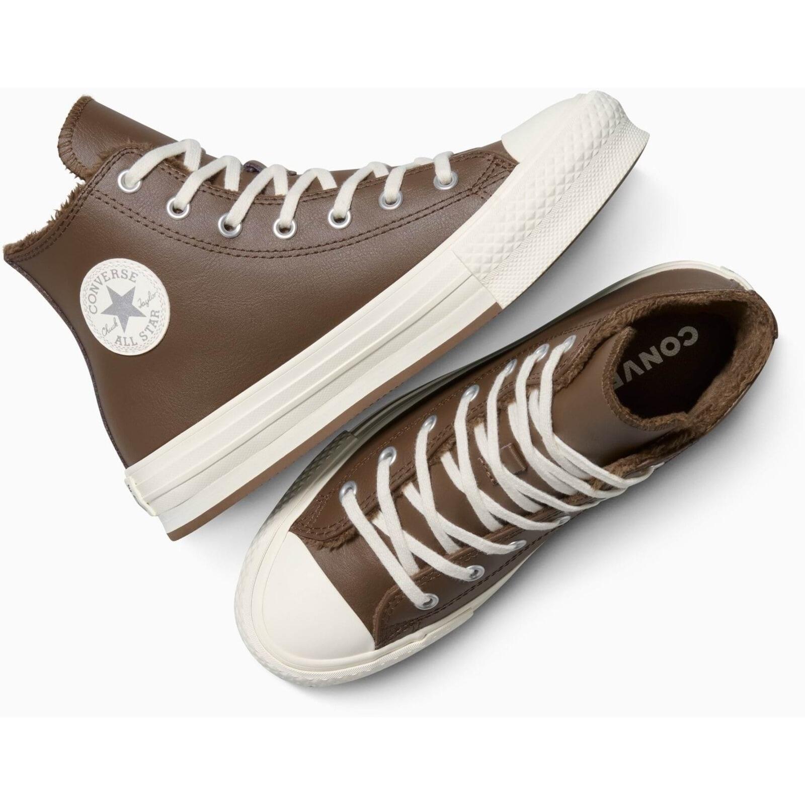 Baskets Converse Chuck Taylor All Star Lift Leather, Marron, Unisexe 2/5