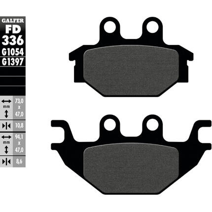 GALFER FD336 klocki hamulcowe semi-metaliczne organiczne