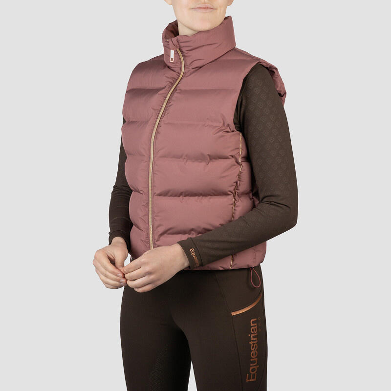 Horka - Horka Gilet Sans Manches Daphné - Deep Ruby - Manteau - Rose - Decathlon