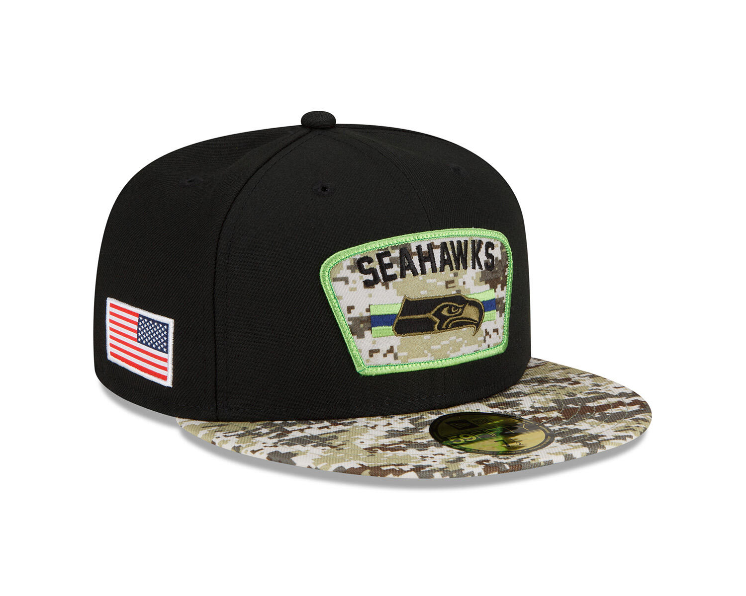 New Era 59FIFTY Cap Salute To Service 5950 Seattle Seahawks schwarz 2/7
