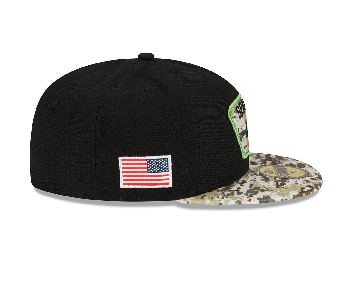 New Era 59FIFTY Cap Salute To Service 5950 Seattle Seahawks schwarz 6/7